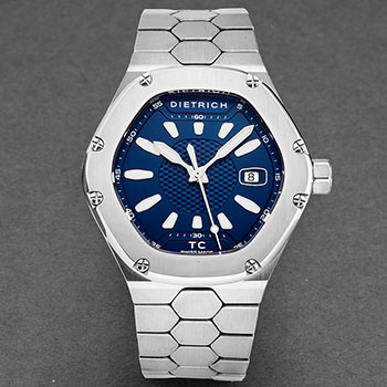 Dietrich Time Companion Men's Watch Model TC SS BLUE Thumbnail 3